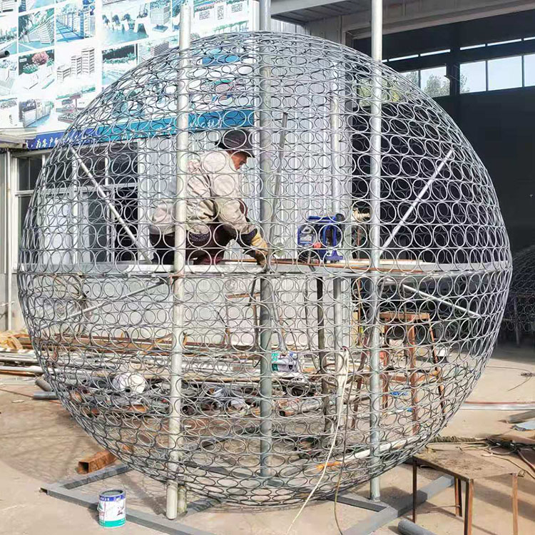 花球花柱价格 山东青州户外花球花柱 大小图案可定制