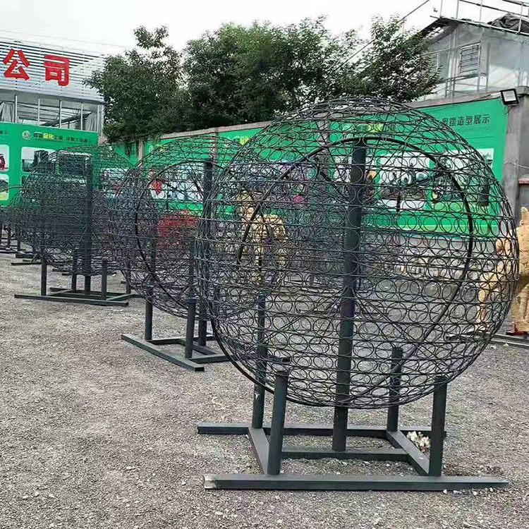 立体花球花柱 造型优美 山东青州花球花柱报价