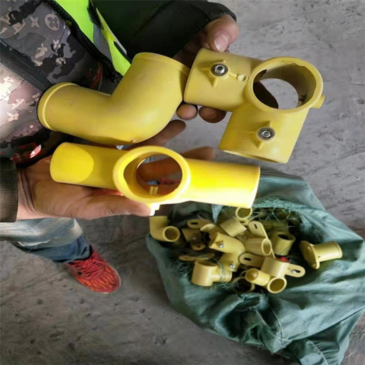 厂家供应建筑器材 工地施工楼梯临边防护栏立杆立柱 楼梯扶手