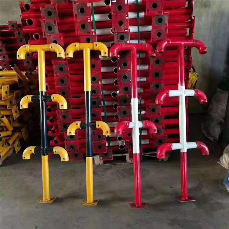 直销零售临时楼梯扶手连接配件弯头立柱立杆现货大量供应价格美丽