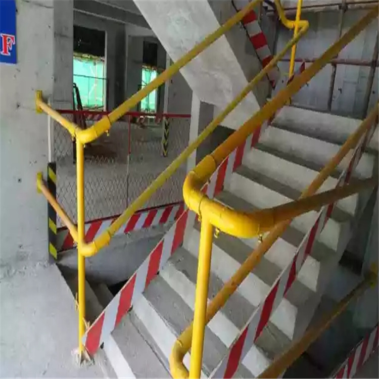 厂家供应建筑施工楼梯扶手立杆 转角立杆安全防护杆 干字杆王字杆