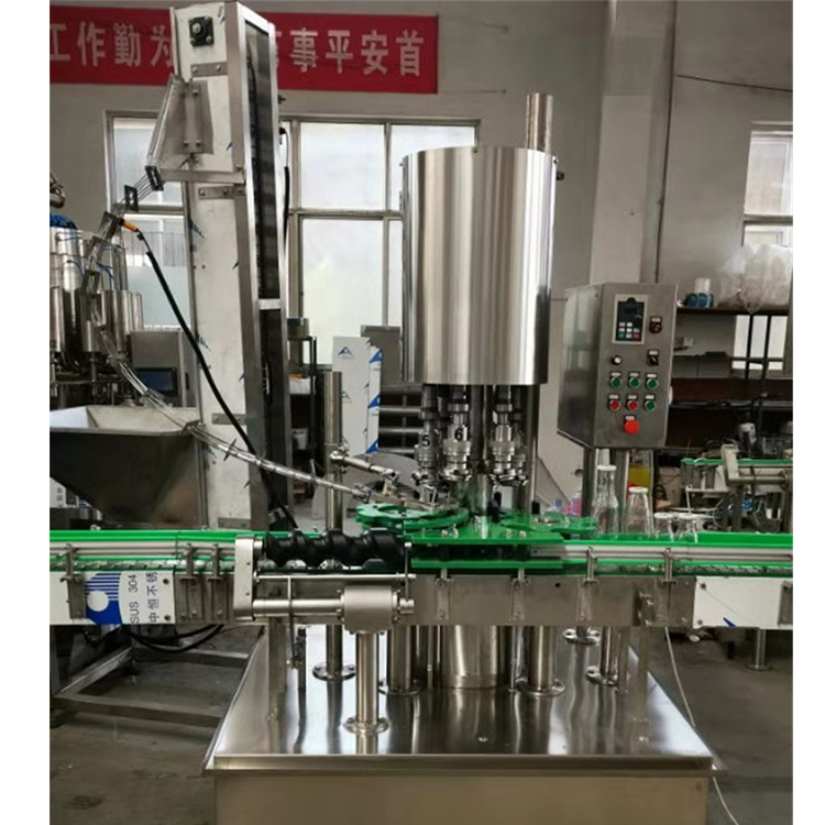 四头自动封口机 铝盖封口机 河北半自动封口机