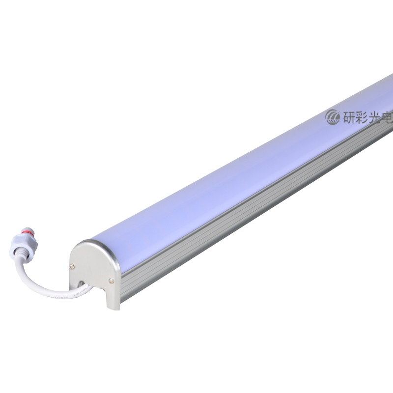 建筑轮廓线条灯具生产厂家，低压LED线条轮廓灯， LED数码管研彩光电