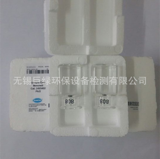 美国HACH哈希光度计比色瓶方形石英1inch比色池10ML,2495402