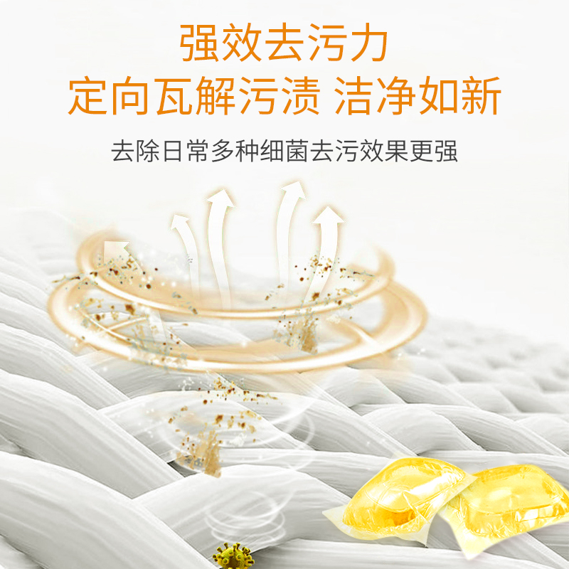 白云山郁金香型洗衣凝珠8g现货除顽固污渍抑菌易漂浓缩球一件代发