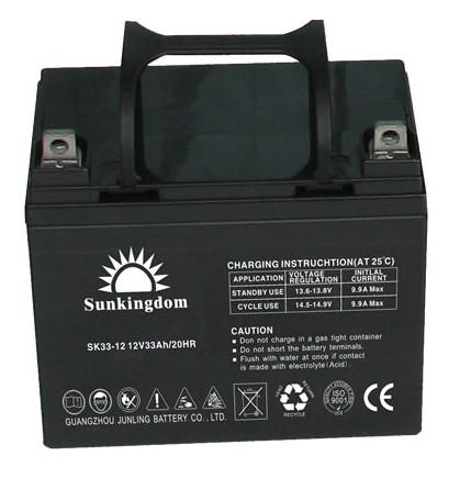 阳光金顿蓄电池SK33-12 12V33AH不间断电源 精密仪器备载电源