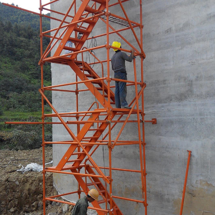 利科建筑供应 建筑施工安全爬梯 之字形安全爬梯 地铁基坑重型安全爬梯