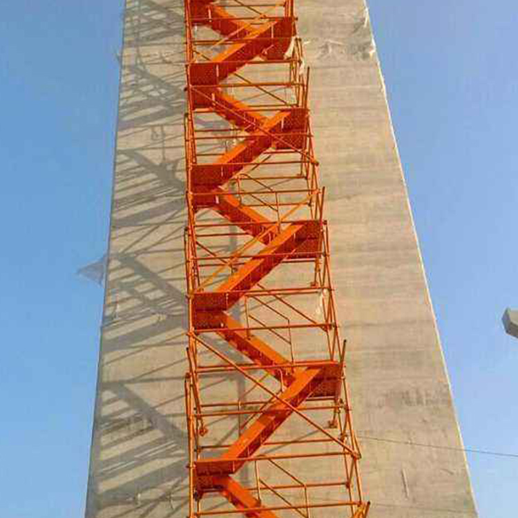 利科建筑出售 工地安全爬梯 墩柱施工爬梯 盘扣式安全爬梯 规格多样