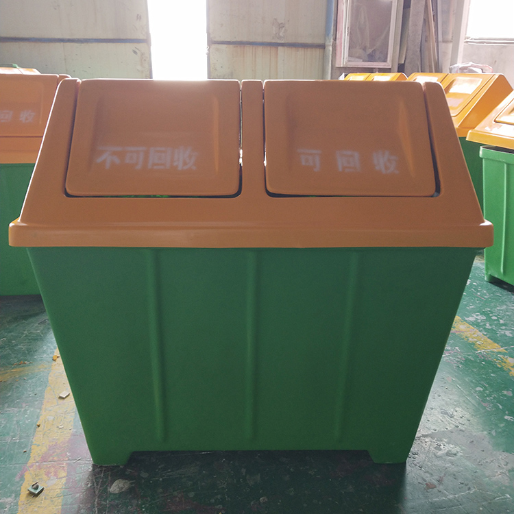 冀洁出售 玻璃钢垃圾箱 可定制 公园环卫桶 服务区垃圾箱 分类垃圾箱 按时发货