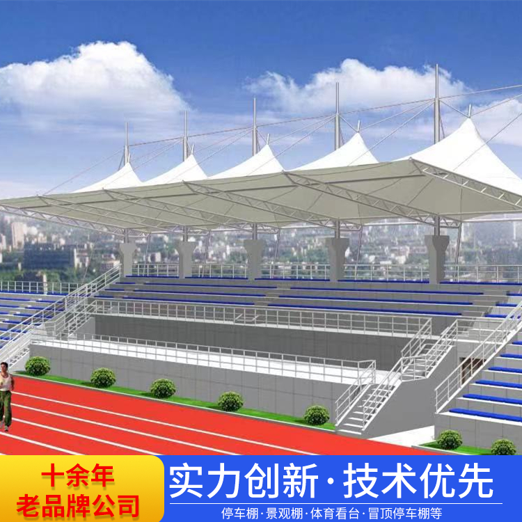 遮雨棚 膜结构顶棚 通道走廊膜结构雨篷定制