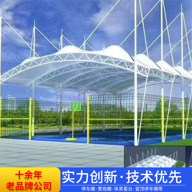 膜结构建筑  膜结构看台棚 体育场看台棚定做