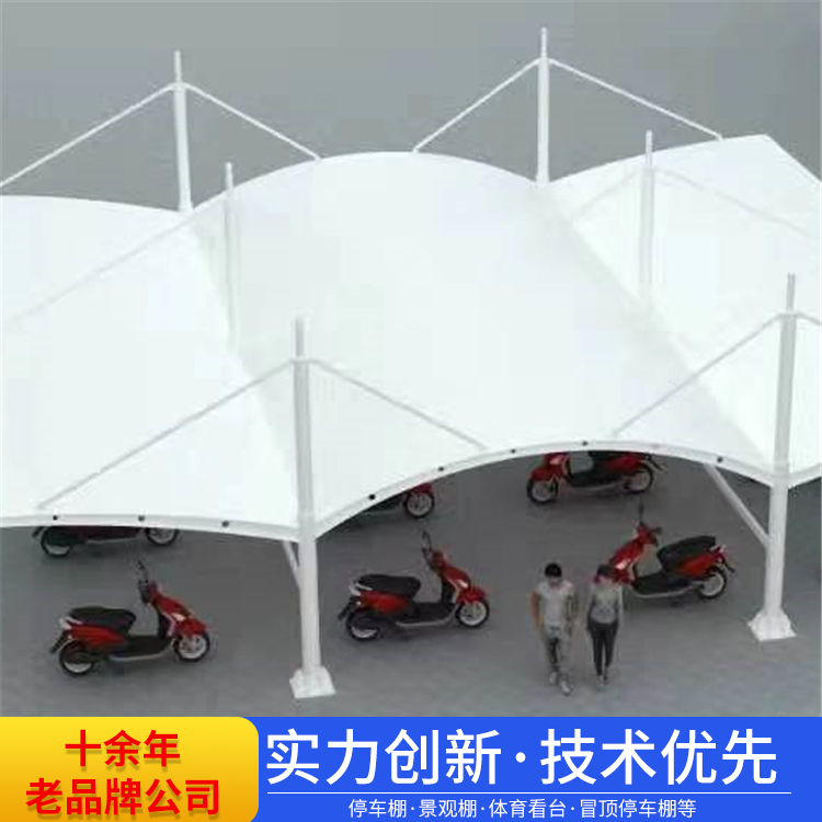 膜结构 自行车棚 直供景观自行车棚  十年品牌厂家