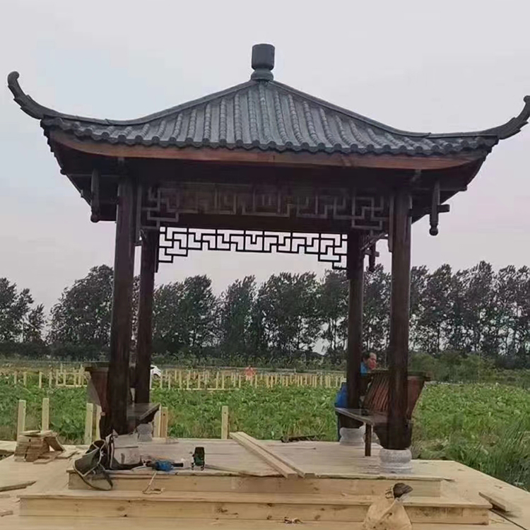  亚森 古建防腐木凉亭 庭院防腐木凉亭 现货供应