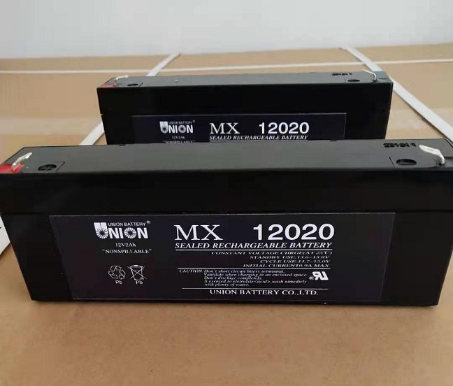 UNION友联蓄电池MX12020 12V2AH铅酸免维护仪器 门禁