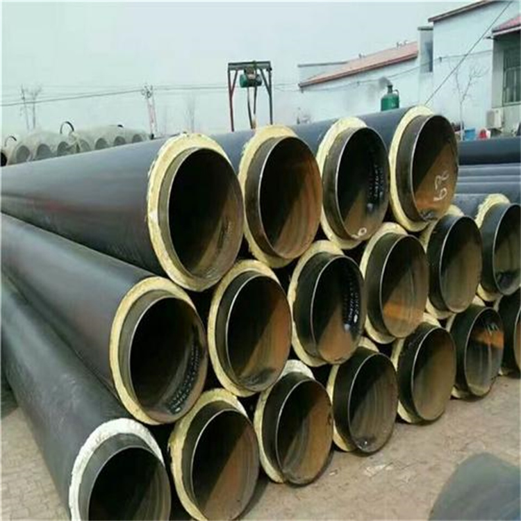 地暖气专用保温钢管道 钢套钢蒸汽埋地保温钢管 市政工程钢套钢蒸汽管道