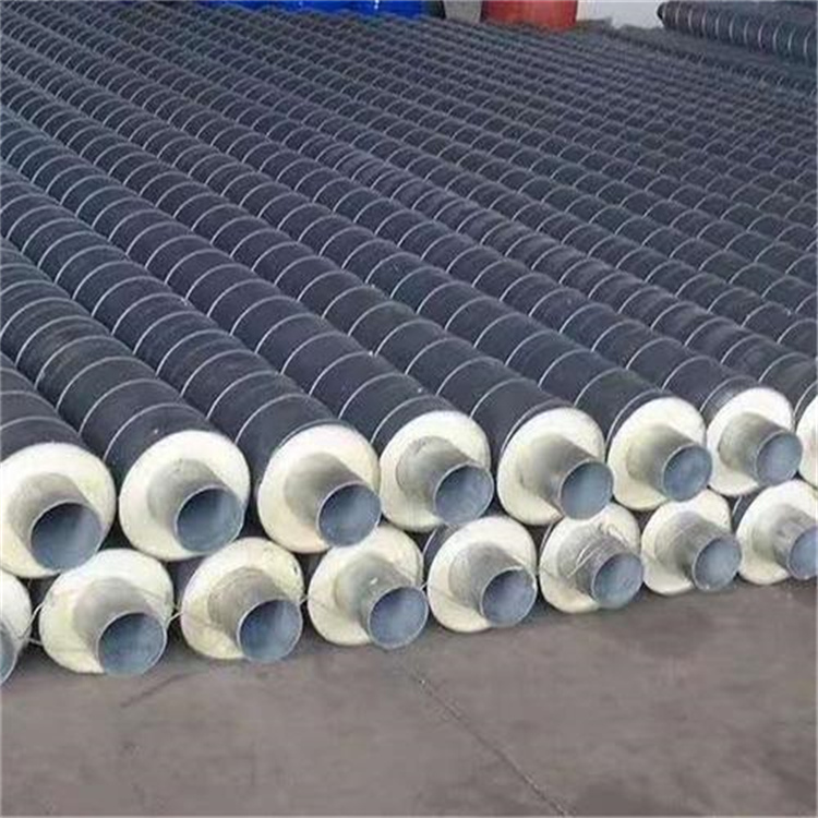   地暖气专用保温钢管道 定制生产蒸汽保温管道 预制直埋蒸汽保温管 