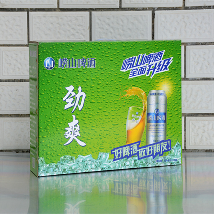 雕花彩印手提包装箱    潍坊手提包装箱镂空雕花工艺