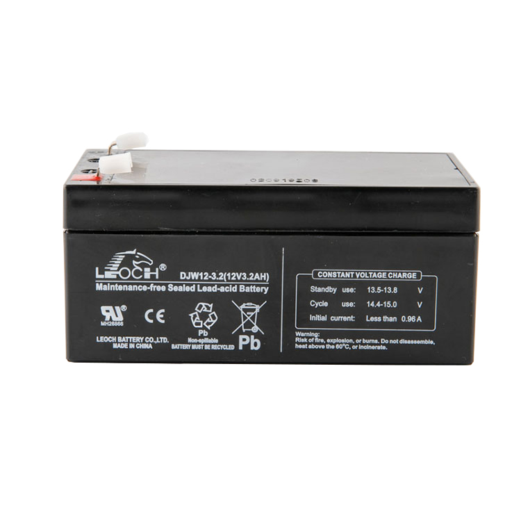 LEOCH理士蓄电池DJW12-3.2 12V3.2AH精密仪器医疗设备应急照明  消防控制器 门禁