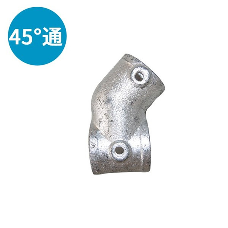 工地楼梯扶手连接件 球墨铸铁淘气堡管件 钢管连接件 按需定制