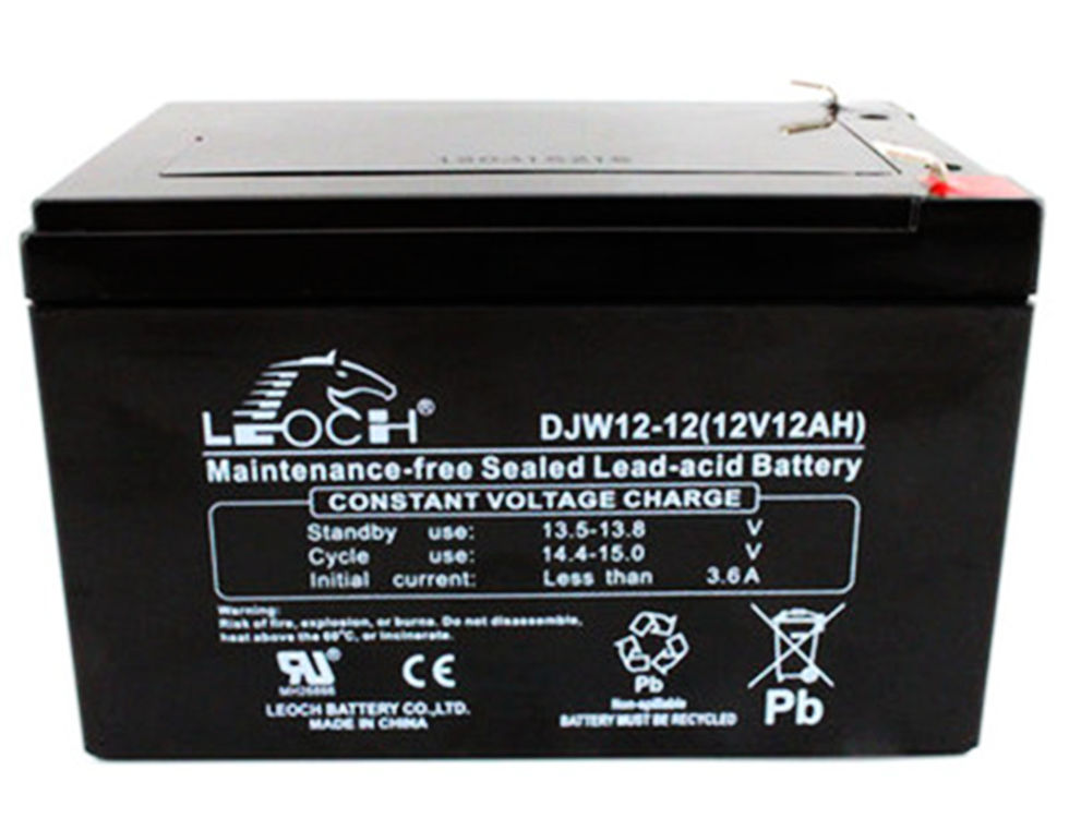 LEOCH理士蓄电池DJW12-12 12V12AH消防UPS电源直流屏应急照明 计算机设备