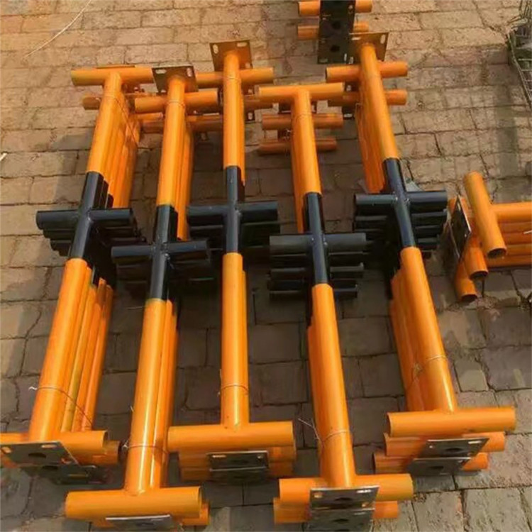 直销立杆防护栏 建筑立杆防护栏扶手 临时楼梯立杆 规格齐全建筑楼梯扶手 