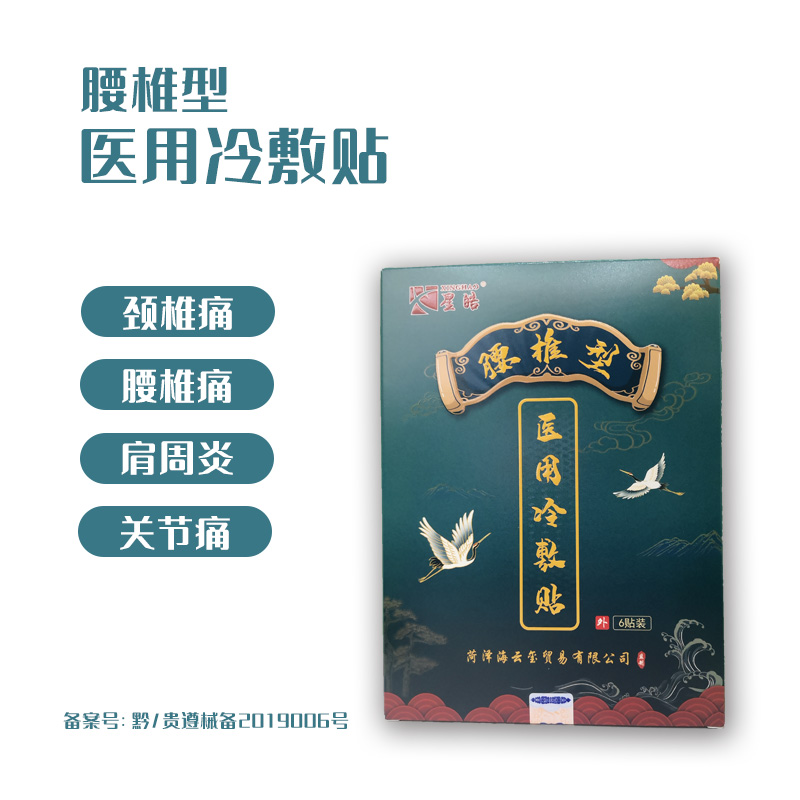 星皓-医用冷敷贴腰椎型OEM贴牌定制代加工