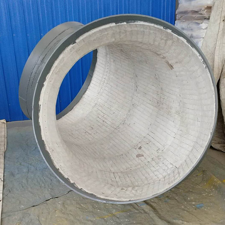 耐磨陶瓷管道 煜轩耐磨陶瓷管道规格定制