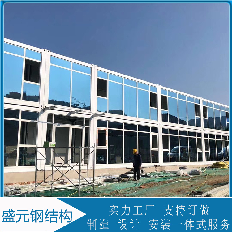 二层打包箱房加工订购  打包箱房价格  耐腐蚀、耐老化、使用寿命长