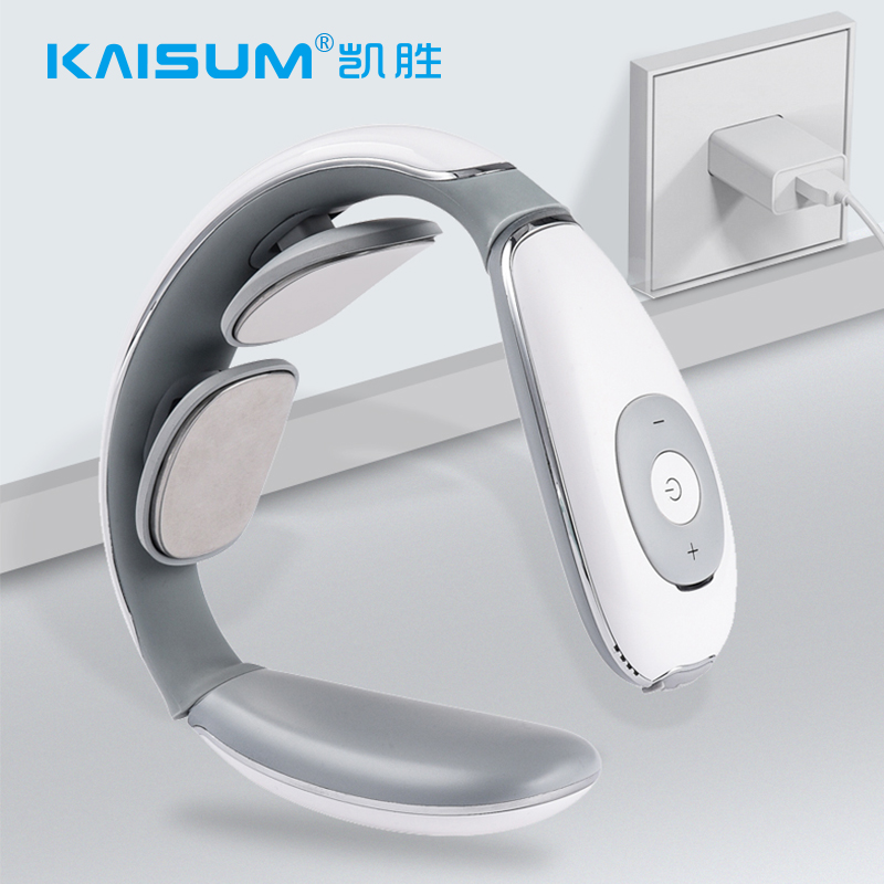 凯胜 颈椎按摩器7608低频脉冲护颈仪温感热敷颈部按摩器改善颈椎痛小礼品推荐