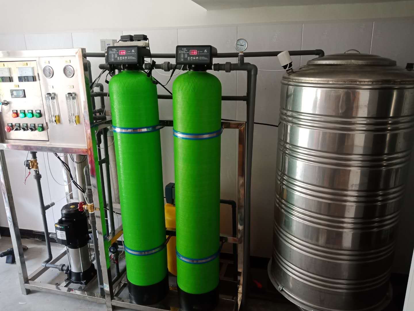 冷却水回用中水回用水处理设备 降低水质硬度的水处理设备 反渗透纯化水水处理设备