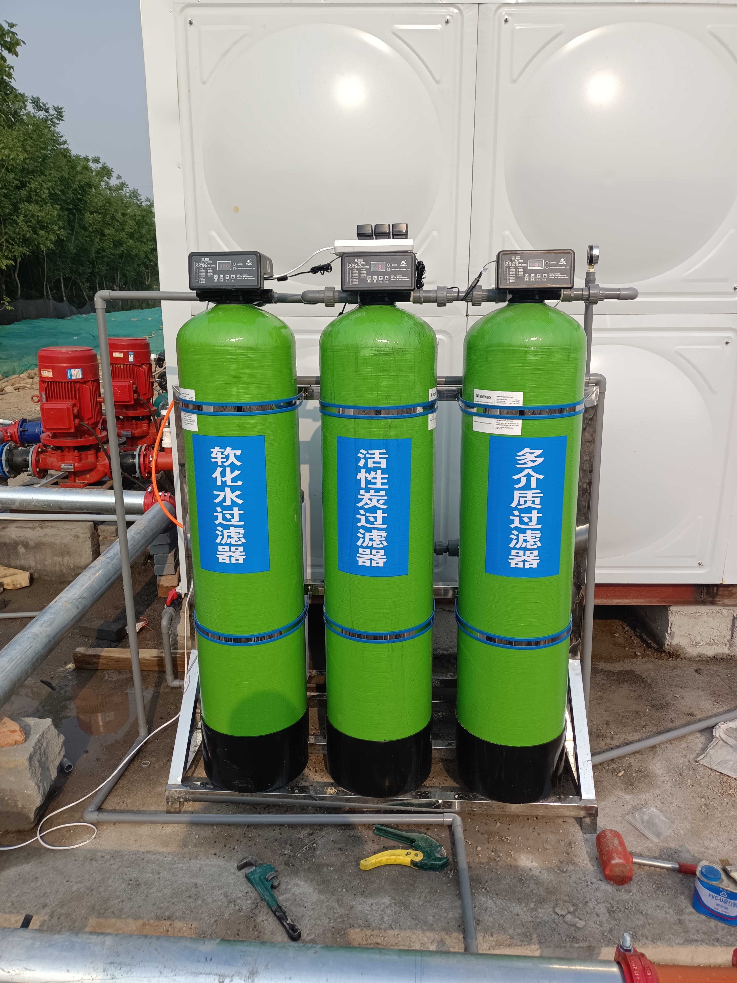 原水地下水过滤设备 水源粗过滤设备 2T/H过滤设备