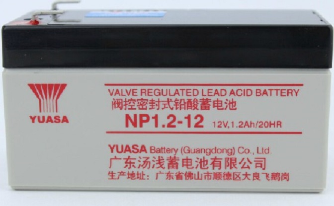 YUASA汤浅蓄电池NP1.2-12 12V1.2AH仪器仪表精密应急电