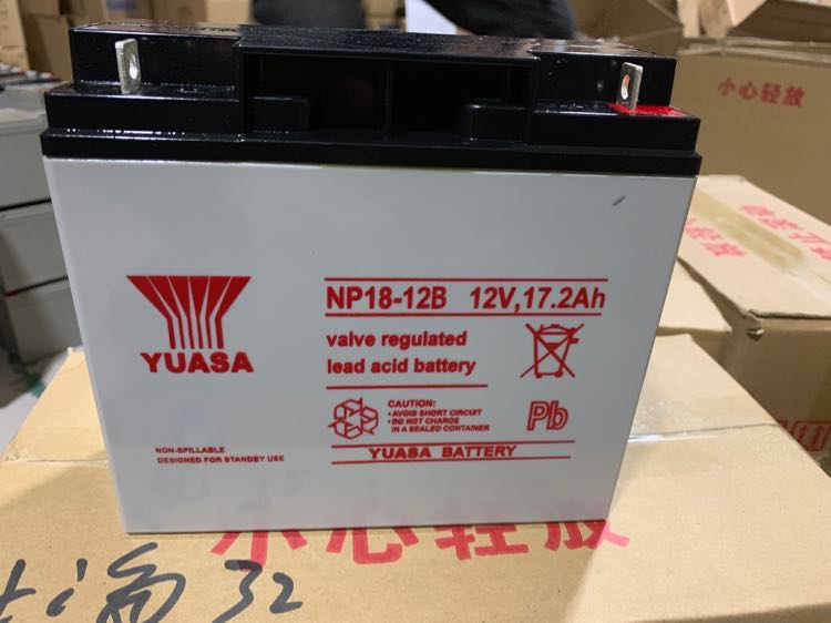 YUASA汤浅蓄电池NP18-12B 12V18AH医疗设备 电梯照明/音响/报警器