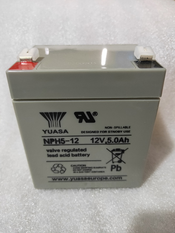 YUASA汤浅蓄电池NPH5-12 12V5AH电梯 报警器 UPS应急电源