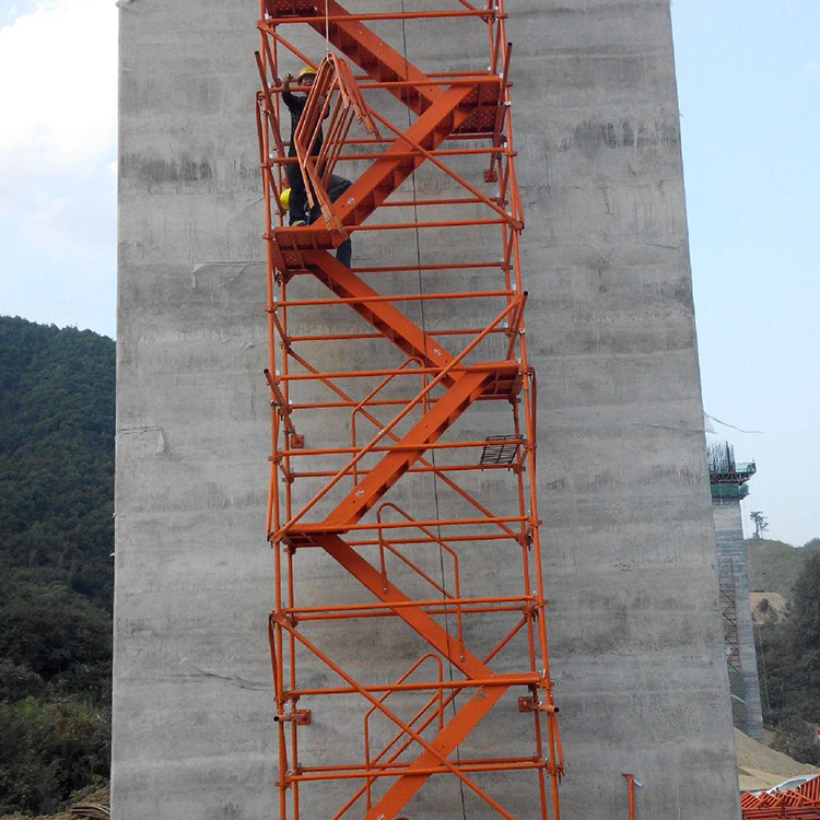 利科建筑器材 施工安全爬梯 建筑之字形安全爬梯 桥梁安全爬梯 欢迎选购