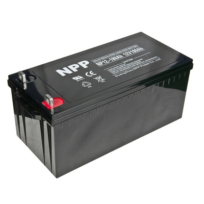 NPP耐普胶体蓄电池NP12伏-180安时12V180AH船舶/房车电源/通讯塔医疗电信路灯机房电力