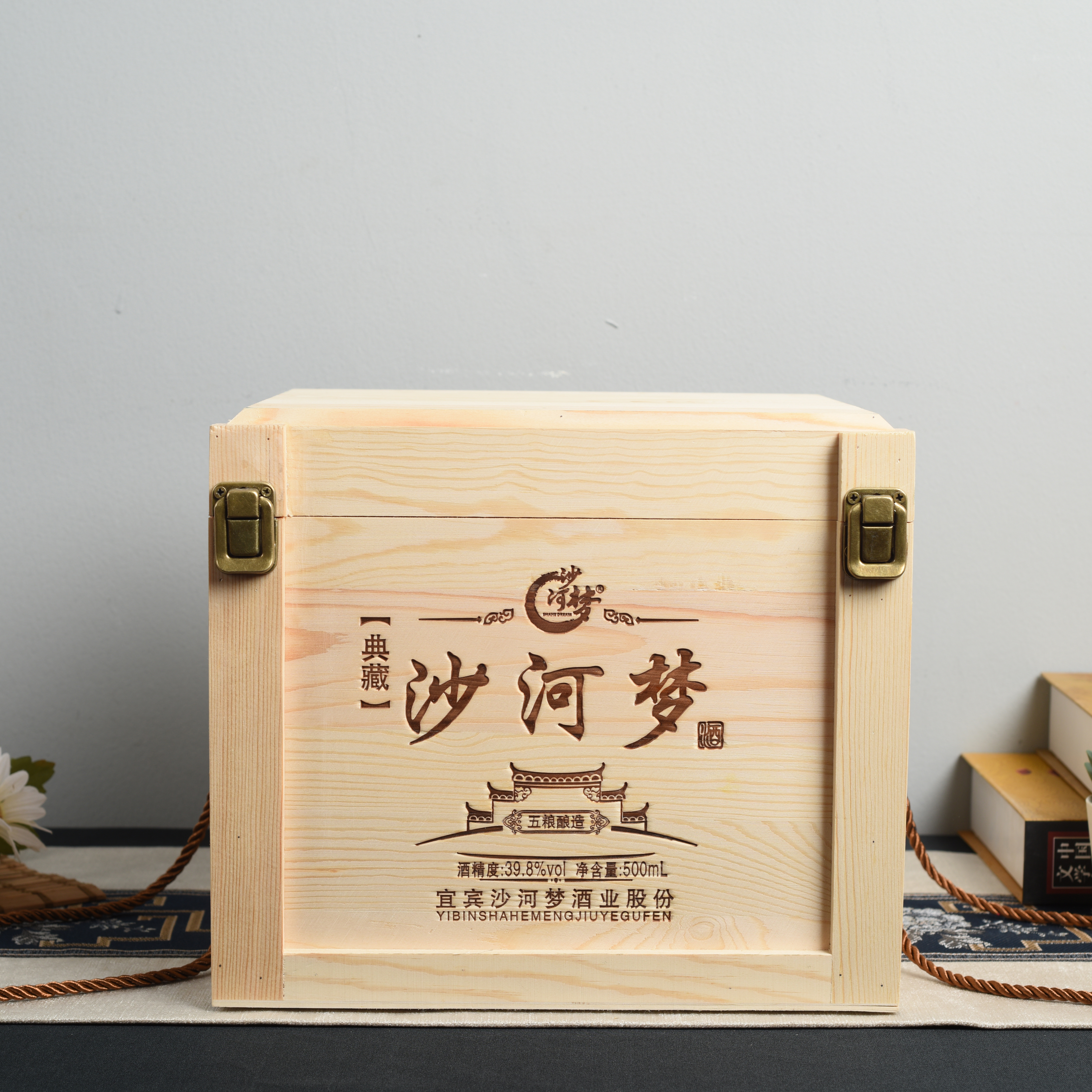 红酒箱 木质红酒礼品盒 3支装红酒木盒