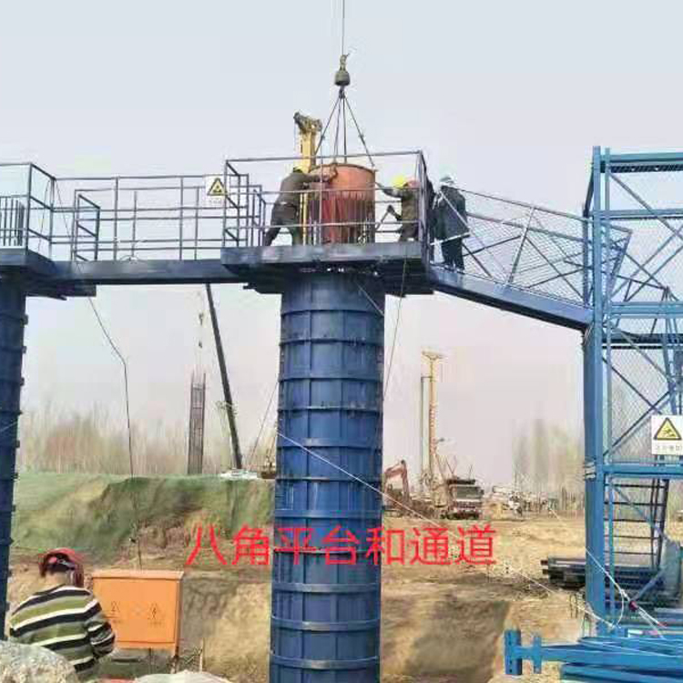 永邦   重庆   建筑施工爬梯连接墩柱平台  墩柱盖梁施工平台     路桥高墩作业平台
