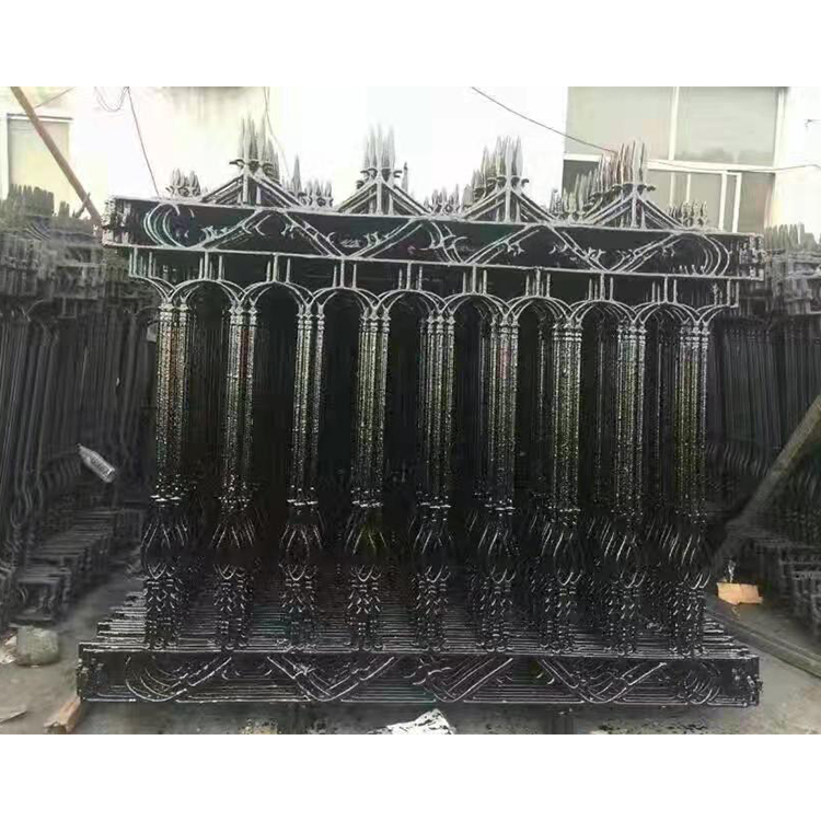 青州学校围墙隔离护栏 小区铸铁围栏  铸铁护栏批发