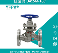 厂家直销蒸汽高温柱塞阀U41SM-DN32-16C 铸钢WCB