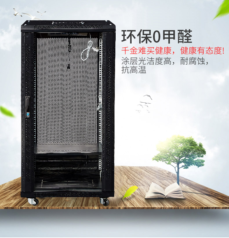 锐世品牌TS型网络机柜6622 600*600*1200 （22）22U机柜可按需定做多种规格