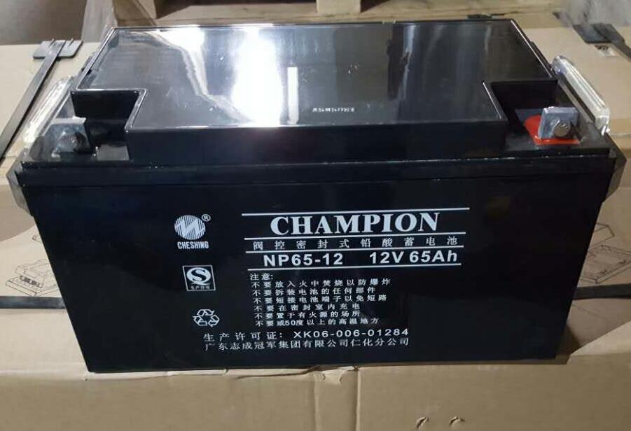 CHAMPION蓄电池NP65-12 12V65AH照明 应急 医疗 正品现货