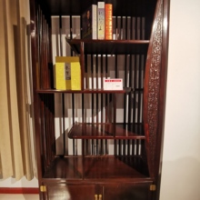 中式博古架 西安红木家具  红木博古架
