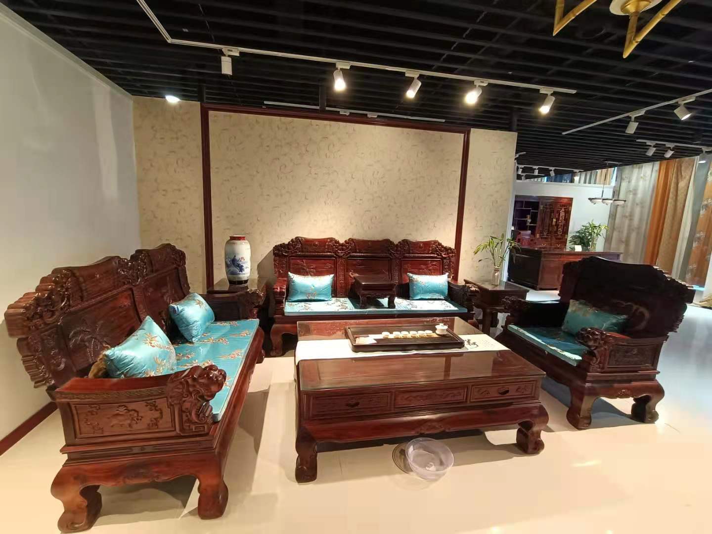 红木沙发 西安红木家具 阔叶黄檀沙发