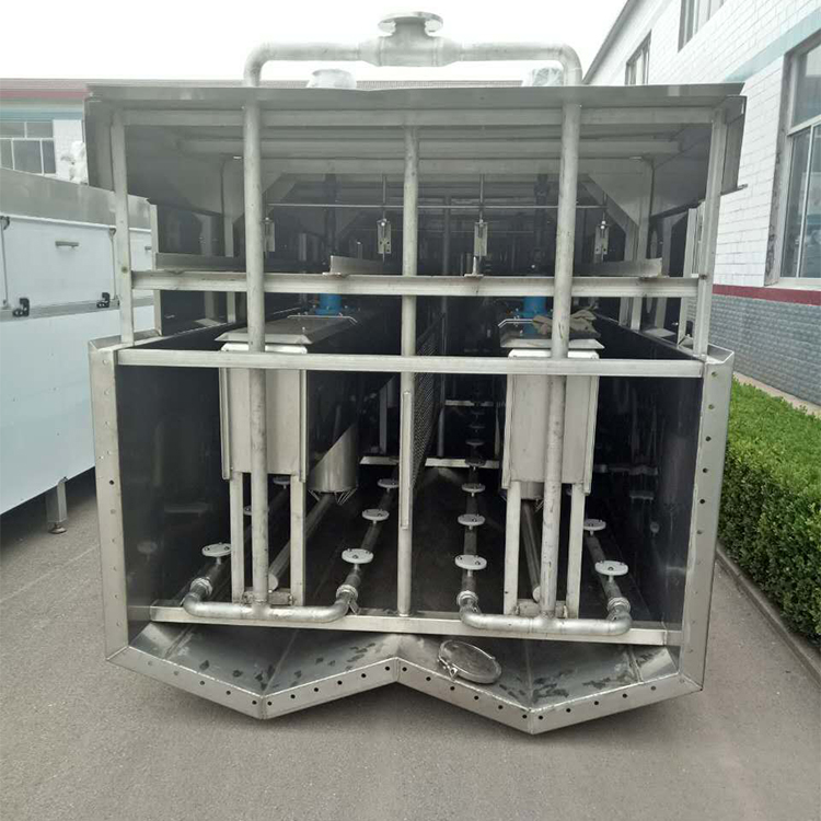 家禽立式浸烫池烫毛均匀不伤皮  加热快  成套家禽屠宰设备