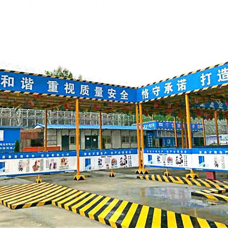 永邦   建筑施工安全通道棚   贵州     钢筋加工防护棚   工地用组装式钢筋加工棚