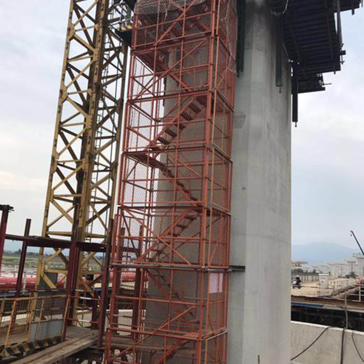 建筑式安全梯笼 长期供应 组合框架式梯笼 施工安全梯笼 支持定制