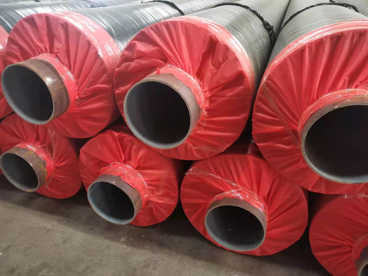 高密度聚乙烯保温管 张家口 预制供暖聚氨酯保温管 防水封口直埋管道 可定制 价格低 工期短