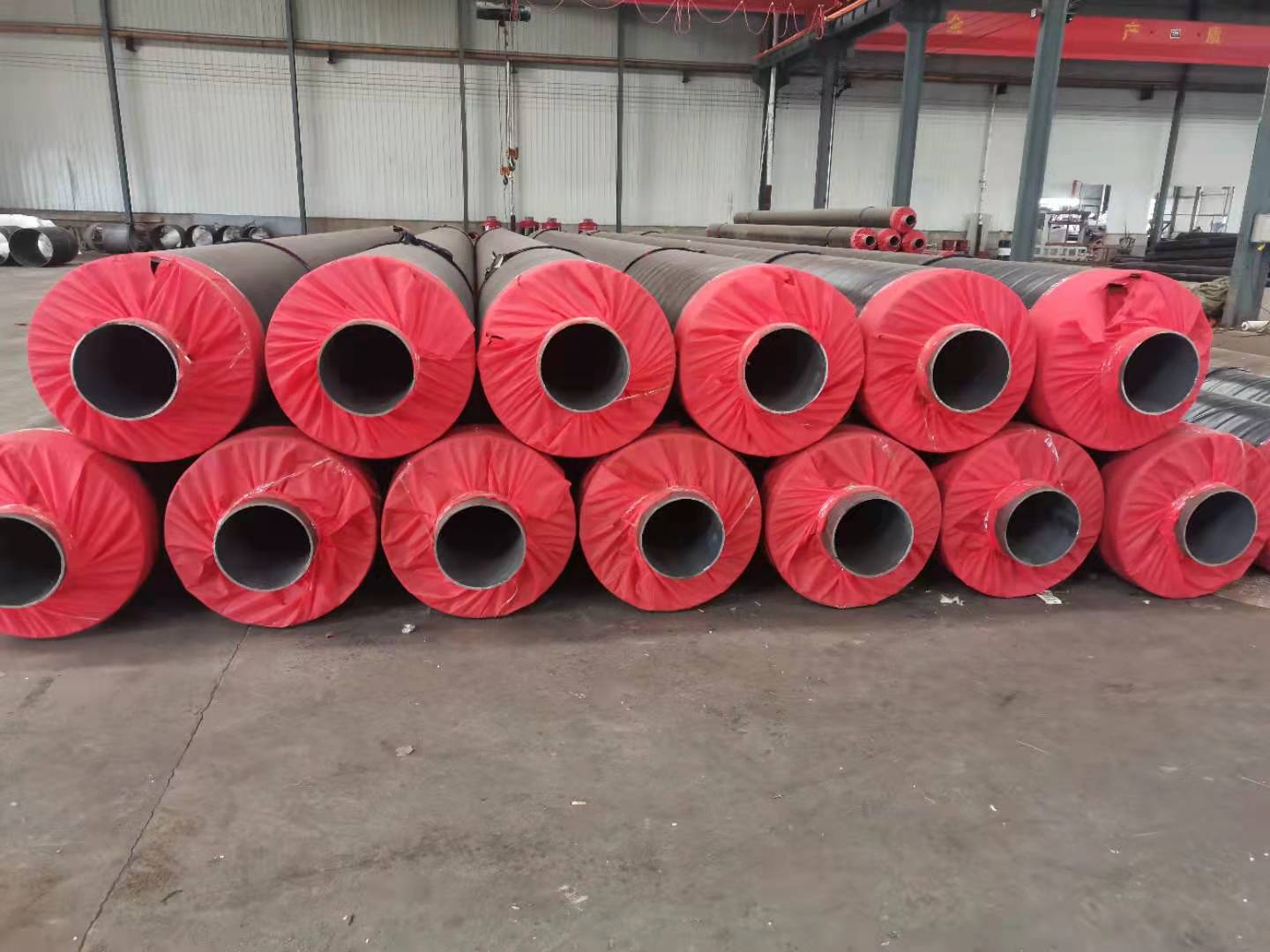 实体工厂 预制地埋暖气保温管 聚乙烯直埋保温管 螺旋钢管热力管道 按需定制 价格低