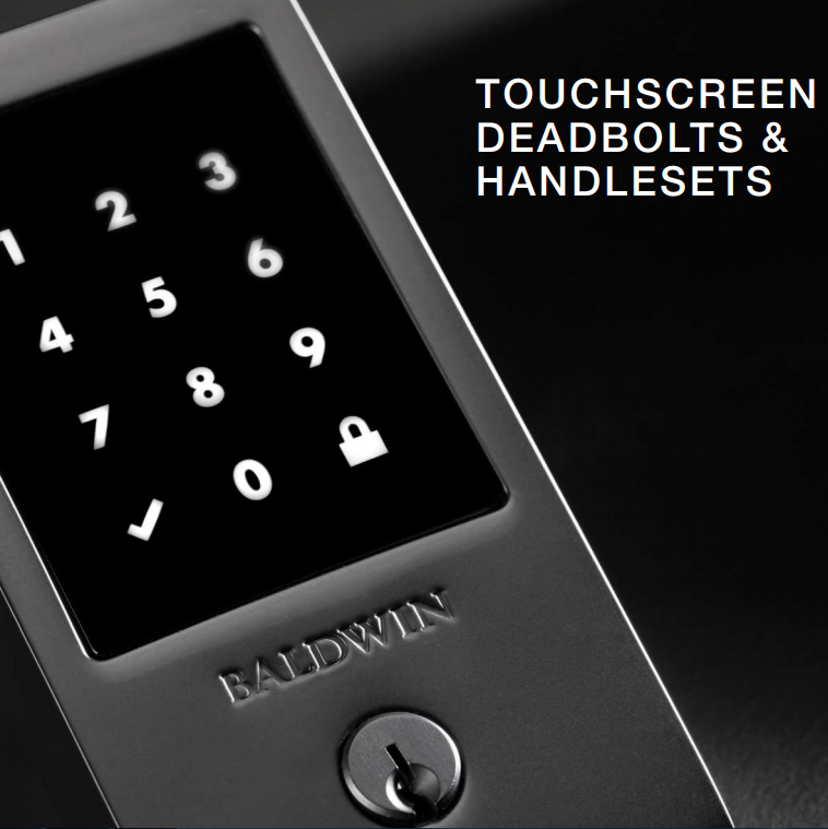 Baldwin 门锁 Touchscreen Dadbolts Handlesets